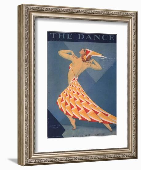 The Dance, Art Deco Magazine, USA, 1920-null-Framed Giclee Print