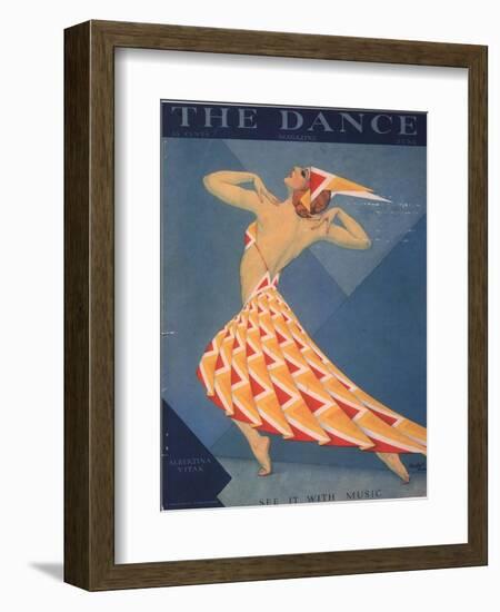 The Dance, Art Deco Magazine, USA, 1920-null-Framed Giclee Print