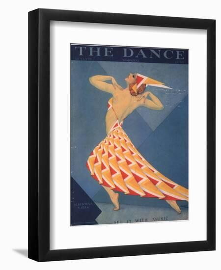 The Dance, Art Deco Magazine, USA, 1920-null-Framed Giclee Print