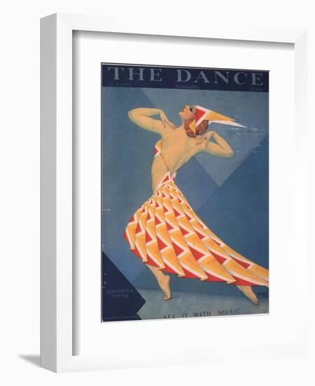 The Dance, Art Deco Magazine, USA, 1920-null-Framed Giclee Print