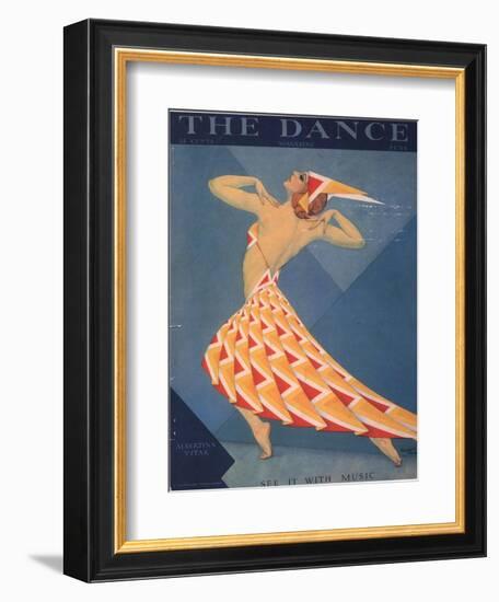 The Dance, Art Deco Magazine, USA, 1920-null-Framed Giclee Print