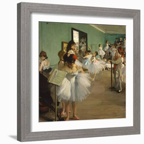 The Dance Class, 1873-74-Edgar Degas-Framed Giclee Print