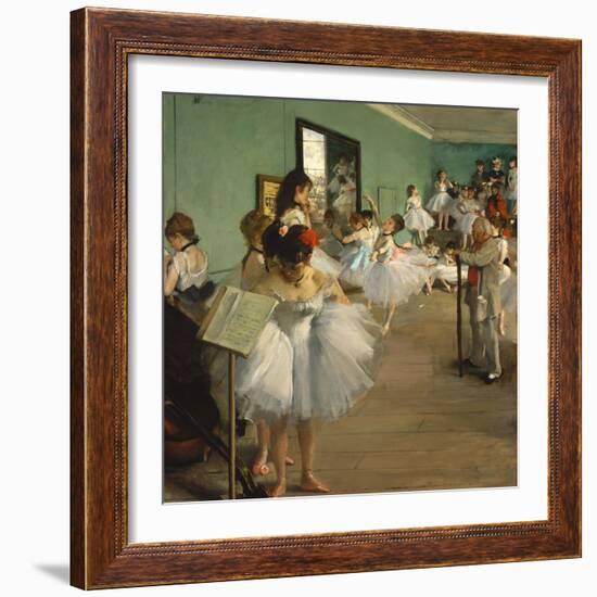 The Dance Class, 1873-74-Edgar Degas-Framed Giclee Print
