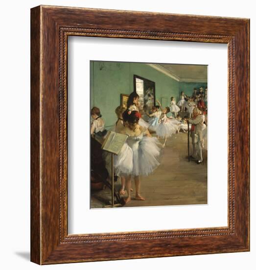 The Dance Class, 1874-Edgar Degas-Framed Art Print