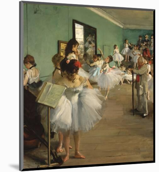 The Dance Class, 1874-Edgar Degas-Mounted Art Print