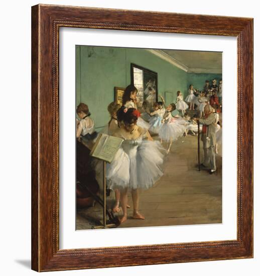 The Dance Class, 1874-Edgar Degas-Framed Art Print