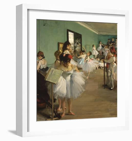 The Dance Class, 1874-Edgar Degas-Framed Art Print