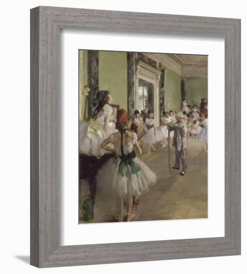 The Dance Class, c.1873-1876-Edgar Degas-Framed Art Print