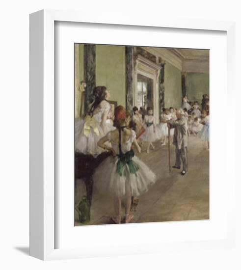 The Dance Class, c.1873-1876-Edgar Degas-Framed Art Print