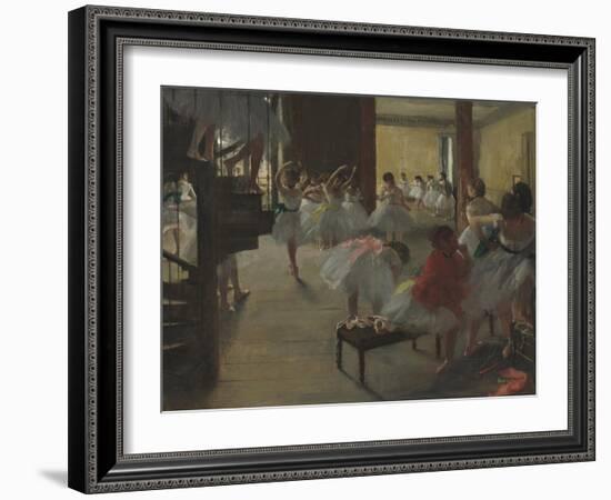 The Dance Class, c.1873-Edgar Degas-Framed Giclee Print