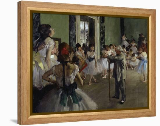 The Dance Class, c.1875-Edgar Degas-Framed Premier Image Canvas