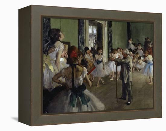 The Dance Class, c.1875-Edgar Degas-Framed Premier Image Canvas