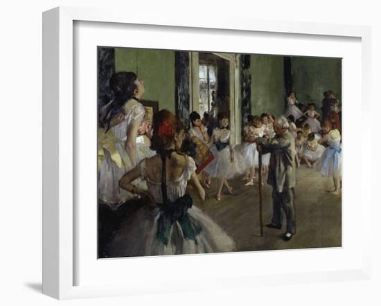 The Dance Class, c.1875-Edgar Degas-Framed Premium Giclee Print