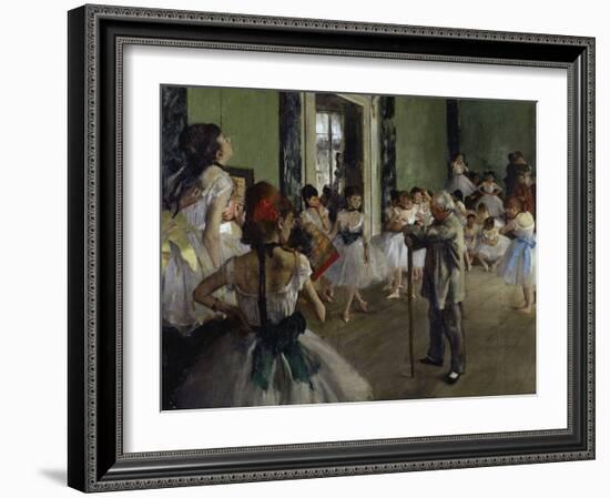The Dance Class, c.1875-Edgar Degas-Framed Premium Giclee Print