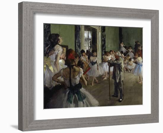 The Dance Class, c.1875-Edgar Degas-Framed Giclee Print