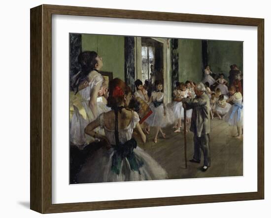 The Dance Class, c.1875-Edgar Degas-Framed Giclee Print