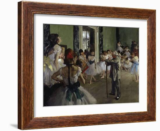 The Dance Class, c.1875-Edgar Degas-Framed Giclee Print