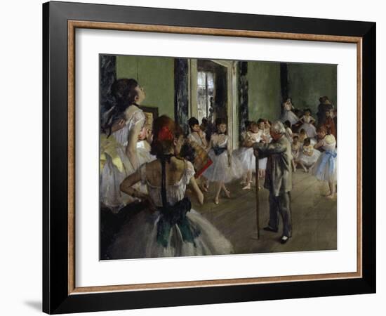 The Dance Class, c.1875-Edgar Degas-Framed Giclee Print