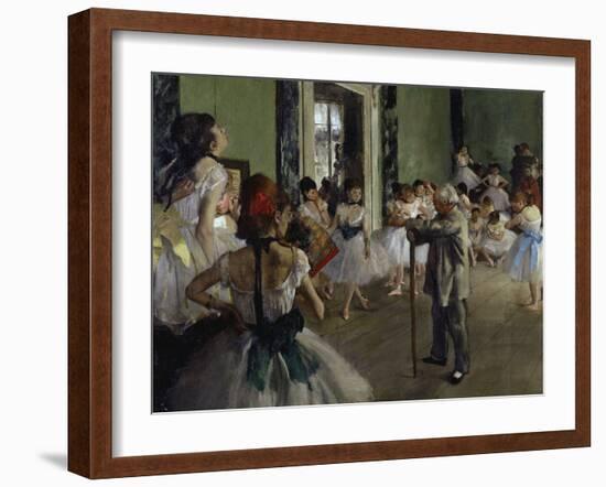 The Dance Class, c.1875-Edgar Degas-Framed Giclee Print