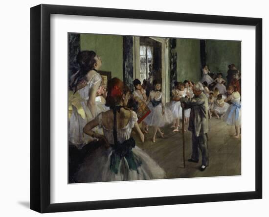 The Dance Class, c.1875-Edgar Degas-Framed Giclee Print