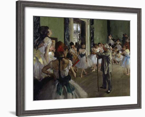 The Dance Class, c.1875-Edgar Degas-Framed Giclee Print