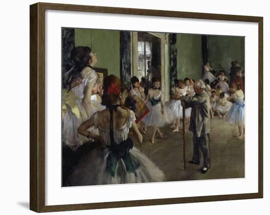 The Dance Class, c.1875-Edgar Degas-Framed Giclee Print