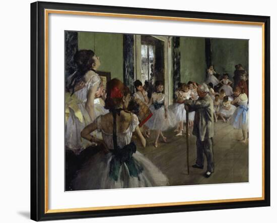 The Dance Class, c.1875-Edgar Degas-Framed Giclee Print