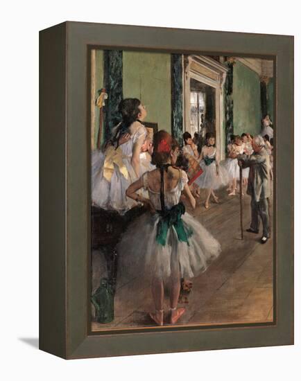 The Dance Class-Edgar Degas-Framed Premier Image Canvas