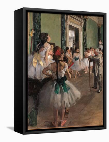 The Dance Class-Edgar Degas-Framed Premier Image Canvas