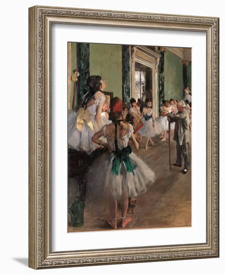 The Dance Class-Edgar Degas-Framed Giclee Print