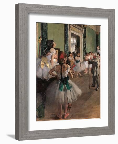 The Dance Class-Edgar Degas-Framed Giclee Print