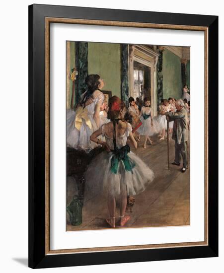 The Dance Class-Edgar Degas-Framed Giclee Print