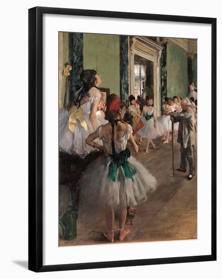 The Dance Class-Edgar Degas-Framed Giclee Print