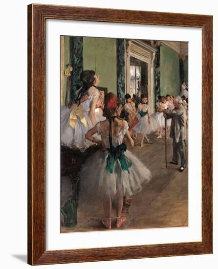 The Dance Class-Edgar Degas-Framed Giclee Print