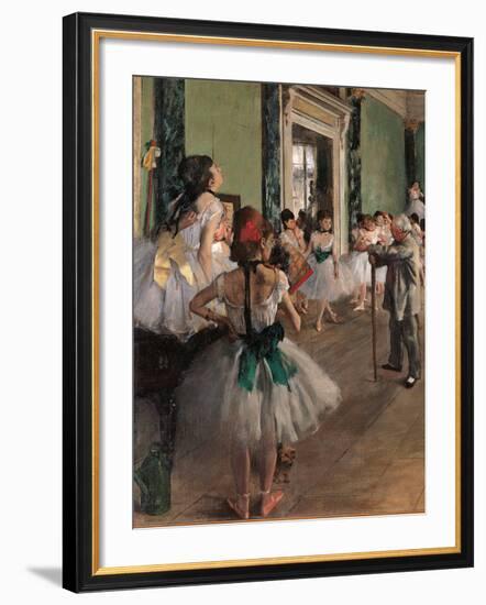 The Dance Class-Edgar Degas-Framed Giclee Print