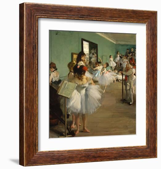 The Dance Class-Edgar Degas-Framed Art Print