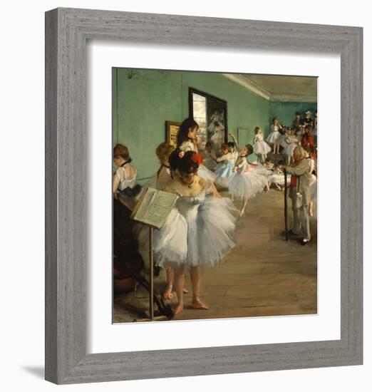 The Dance Class-Edgar Degas-Framed Art Print