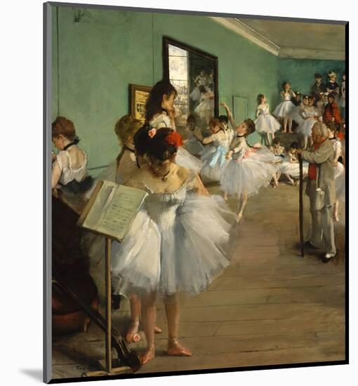 The Dance Class-Edgar Degas-Mounted Art Print