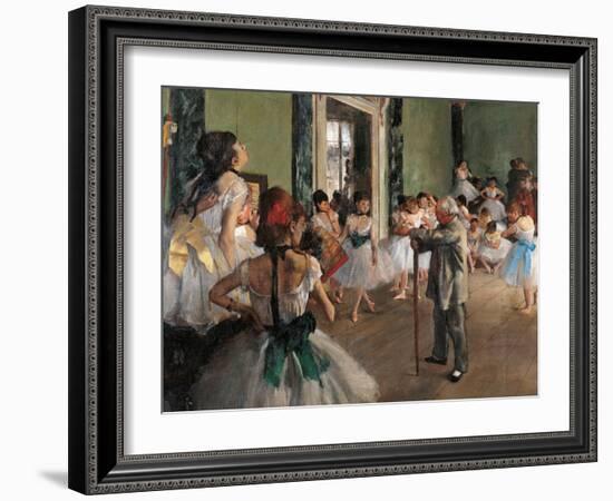 The Dance Class-Edgar Degas-Framed Giclee Print