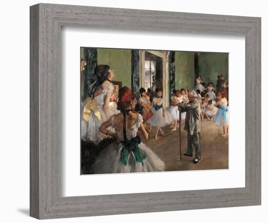 The Dance Class-Edgar Degas-Framed Giclee Print