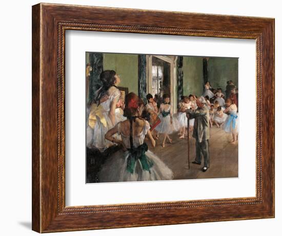 The Dance Class-Edgar Degas-Framed Giclee Print