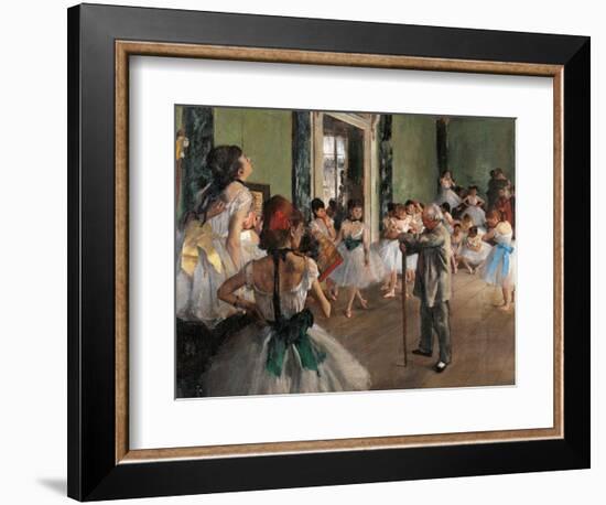 The Dance Class-Edgar Degas-Framed Giclee Print