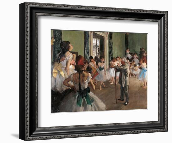 The Dance Class-Edgar Degas-Framed Giclee Print