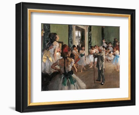 The Dance Class-Edgar Degas-Framed Giclee Print