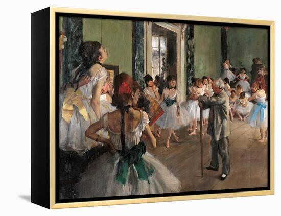 The Dance Class-Edgar Degas-Framed Premier Image Canvas