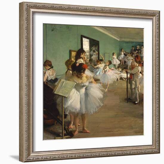The Dance Class-Edgar Degas-Framed Art Print