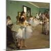 The Dance Class-Edgar Degas-Mounted Art Print