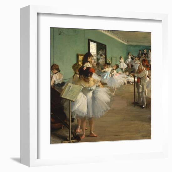 The Dance Class-Edgar Degas-Framed Art Print