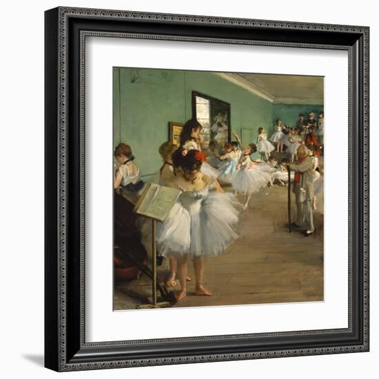 The Dance Class-Edgar Degas-Framed Art Print