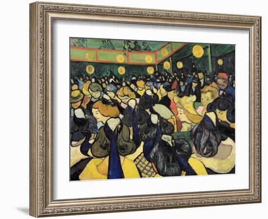 The Dance Hall at Arles, c.1888-Vincent van Gogh-Framed Giclee Print